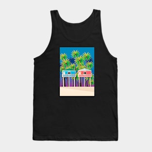 Palolem beach huts Tank Top